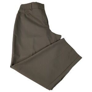 Apt. 9 Women's Dress Pants Size 16WS Grayish Green Flat Front 29" Inseam Career‎